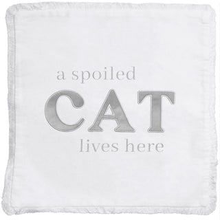 Spoiled Cat 18" Throw Pillow Cover