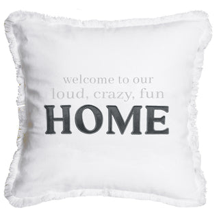 Crazy Fun Home 18" Throw Pillow Cover