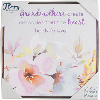 Grandmother Canvas Plaque with Easel Back