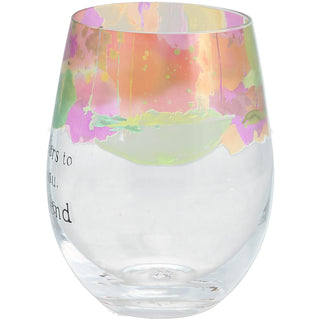 Friend 18 oz Stemless Wine Glass