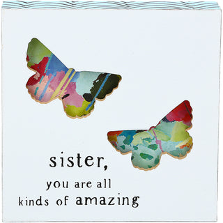 Sister 4.5" Plaque