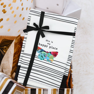 Happy Place Tea Towel Gift Set
(2 - 19.75" x 27.5")