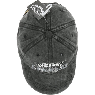 Legend Black Washed Cotton Twill Hat