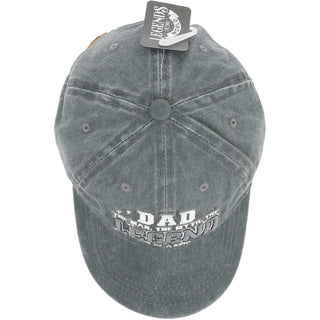 Dad Dark Gray Washed Cotton Twill Hat