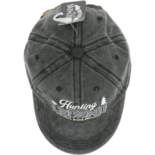 Hunting Black Washed Cotton Twill Hat