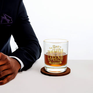 Dad 8 oz Rocks Glass
