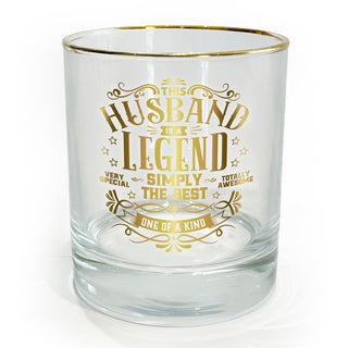 Husband 8 oz Rocks Glass