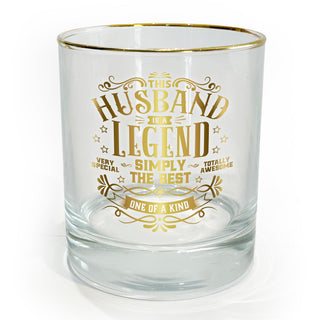 Husband 8 oz Rocks Glass