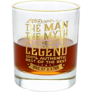 The Man 8 oz Rocks Glass