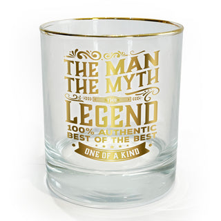 The Man 8 oz Rocks Glass