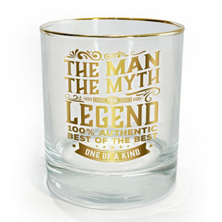 The Man 8 oz Rocks Glass