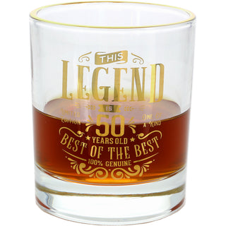 50 Years 8 oz Rocks Glass