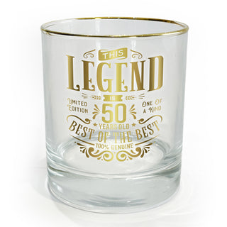 50 Years 8 oz Rocks Glass