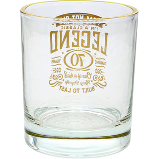 70 Years 8 oz Rocks Glass