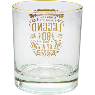 80 Years 8 oz Rocks Glass