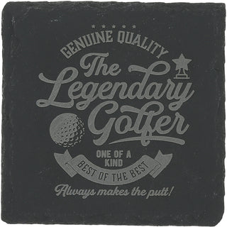 Golf 4" Slate Coaster