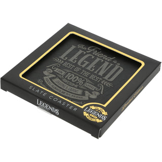 Friend 4" Slate Coaster