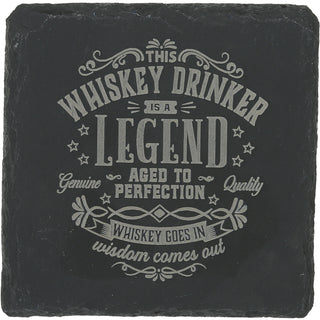 Drinker 4" Slate Coaster