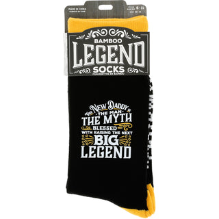 New Daddy Bamboo Crew Socks