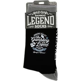 Gambling Bamboo Crew Socks