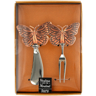 Butterflies Charcuterie 2 Piece Utensil Set