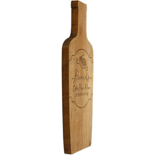 Wine Friends 5.25" Acacia Cheese/Bread Board Set