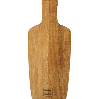 Wine Friends 5.25" Acacia Cheese/Bread Board Set