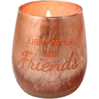 Friends 10 oz - 100% Soy Wax Electroplated Candle
Scent: Fresh Cotton