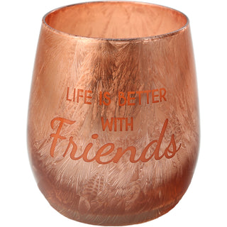 Friends 10 oz - 100% Soy Wax Electroplated Candle
Scent: Fresh Cotton