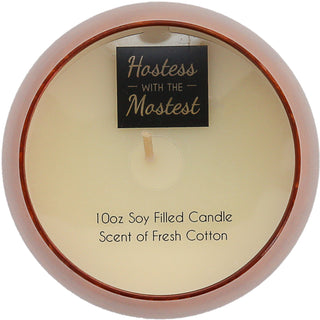 Home 10 oz - 100% Soy Wax Electroplated Candle
Scent: Fresh Cotton