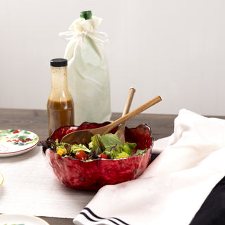 Holiday Cheer 9.5" Glass Serving Bowl