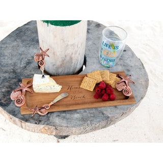 At the Beach 14.25" Acacia Serving Board