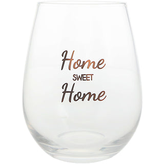 Home Sweet Home Bottle Stopper and 20 oz Stemless Gift Set