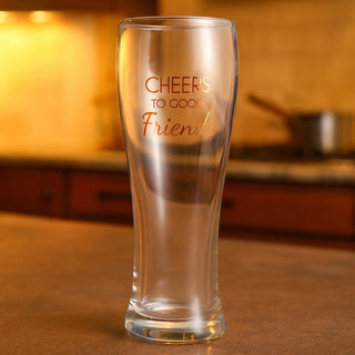 Good Friends 15 oz Pilsner Glass