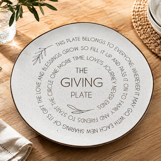 The Giving Plate 10.5" Ceramic Plate