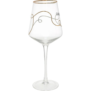 Cheers Swirls 17 oz Wine Glass