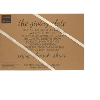 Cherish 17" Ceramic Platter with Serving Fork