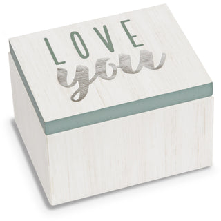 Love 2.25" x 1.2" x 1.5" MDF Trinket Box