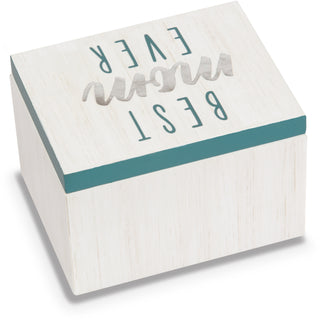 Mom 2.25" x 1.2" x 1.5" MDF Trinket Box