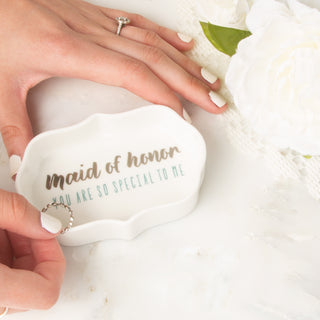 Maid of Honor 4" Trinket Dish