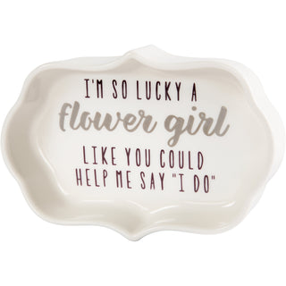 Flower Girl 4" Trinket Dish