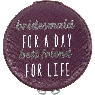 Bridesmaid 3.5" Zippered Jewelry Case