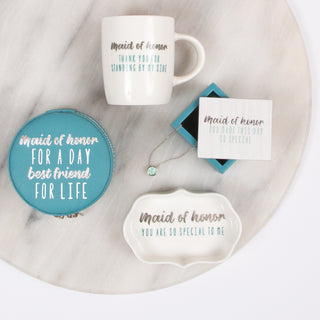 Maid of Honor 3.5" Zippered Jewelry Case