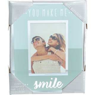 Smile 4.75" X 6" Frame (Holds 2.5" X 3.5" Photo)