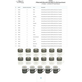 Filled with Warmth Fall 2022 Try Me Assortment 17pcs, 17 styles/1 each