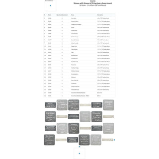 Stones with Stores ACE Hardware Assortment Stones w/Stories Ace Hardware Assortment