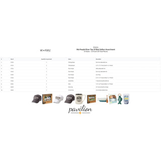 We People River Top 10 Best Sellers Assortment 30 pcs, 10 styles/3 each