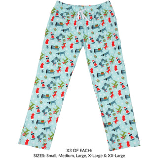 Fall 2024 Pawsome Pals Holiday Dogs Lounge Pants Assortment Holiday Dogs Lounge Pants Assortment