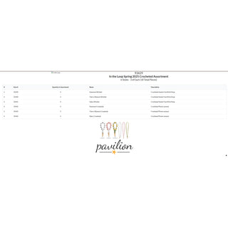 In the Loop Spring 2025 Crocheted Assortment Crocheted Assortment