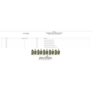 We People Camp T-Shirt Assortment Camp T-Shirt Assortment